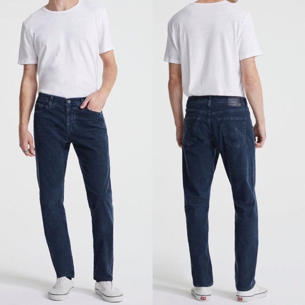 AG Adriano Goldschmied Men’s Everett Slim Straight Corduroy Pants